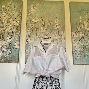 Button down white Cabrais shirt